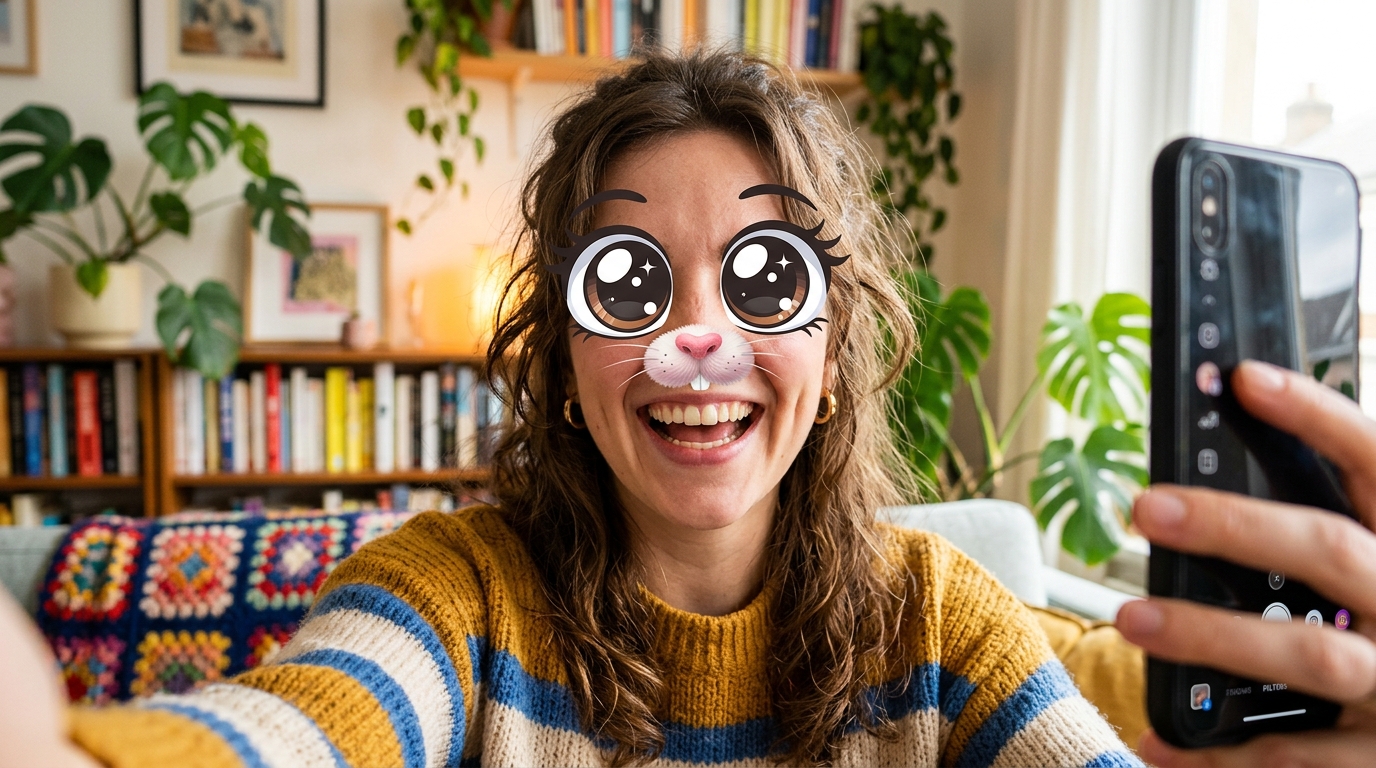 Cartoon Eyes filter preview
